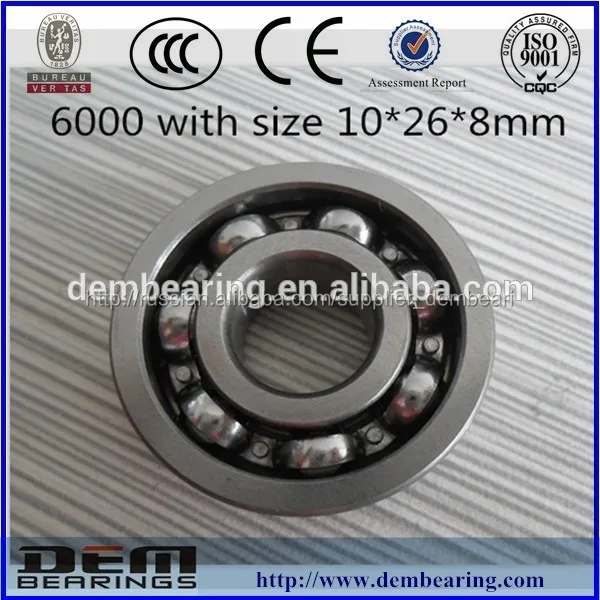 Oem bearing supplier open type deep groove ball bearings 6307 with size 35*80*21mm