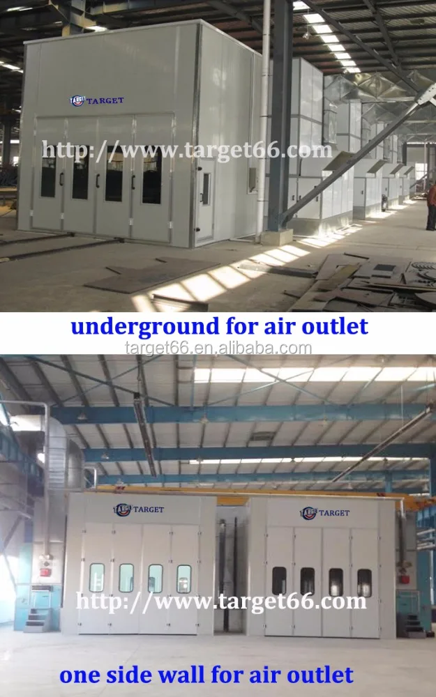 Truck spray booth TARGET Manufacturer 15m Truck spray booth with factory price industrial painting oven spraybooth