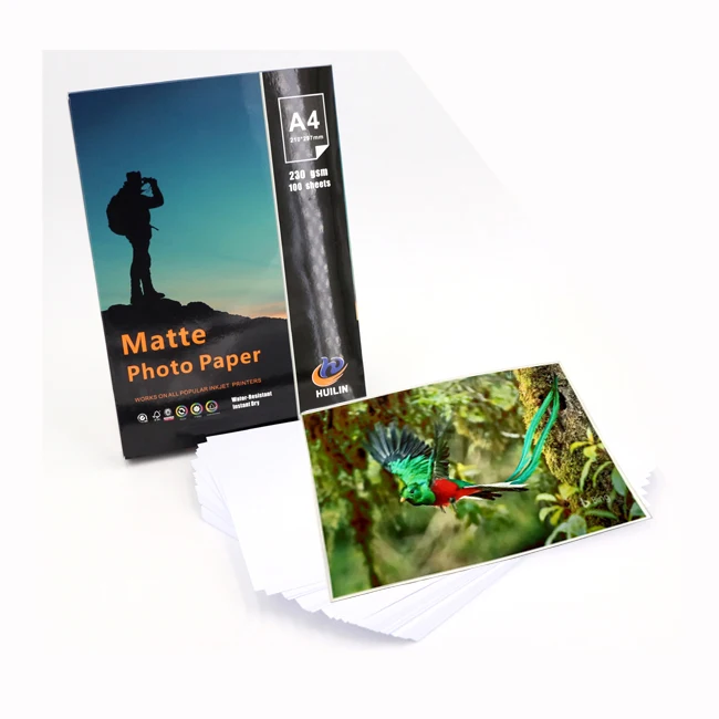 photo paper glossy or matte 4x6 inkjet printing photo paper