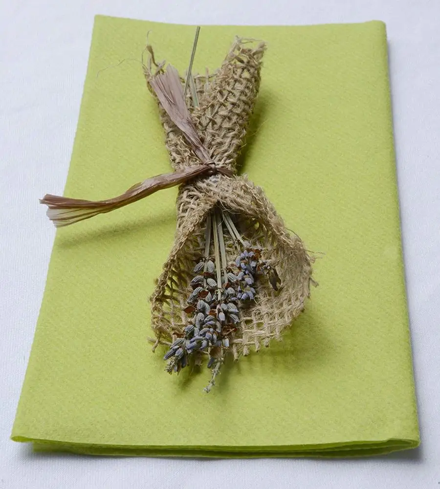 Top Quality Airlaid Mint Green Paper Napkins Table Paper Napkin Bands