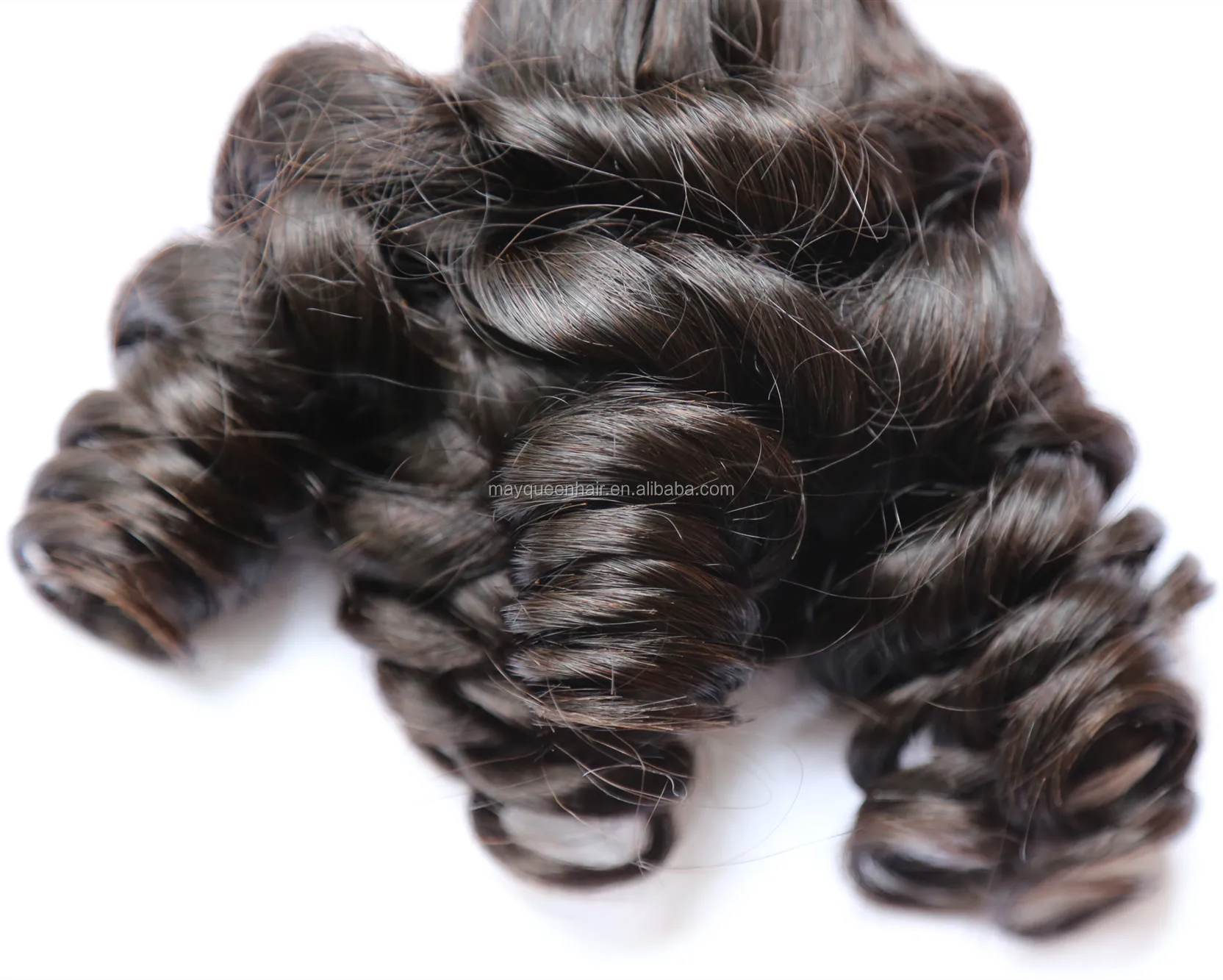 Brazilian Curly Hair Wave Funmi Hair Bundles 100% Remy Human Hair Extention