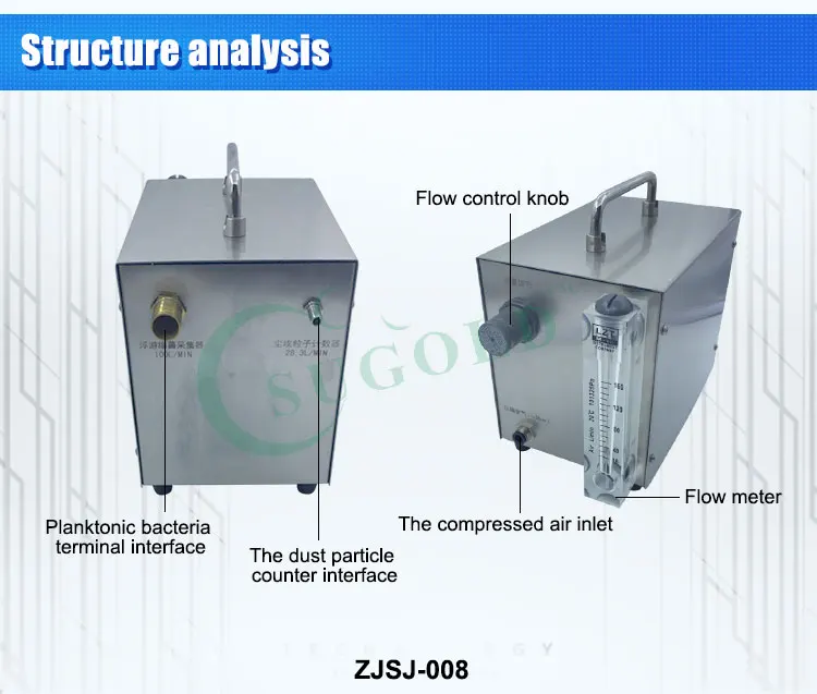 Lab Equipment Zjsj-008 Compressed Air Sampler Collector