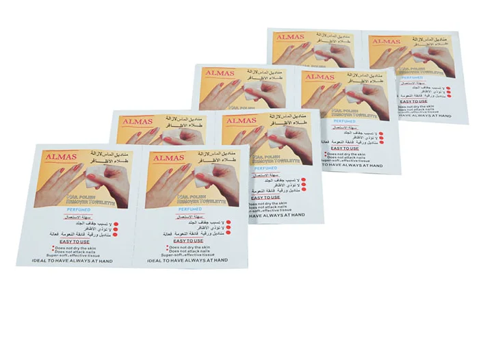 
Factory Price more safe and cleaning free acetone wipes for nails polish 