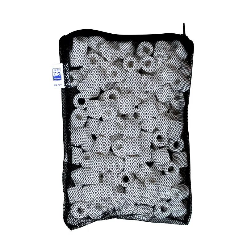 Xinyou Aquarium filter media mesh bag Aquarium filter media bag with zipper nylon mesh bag