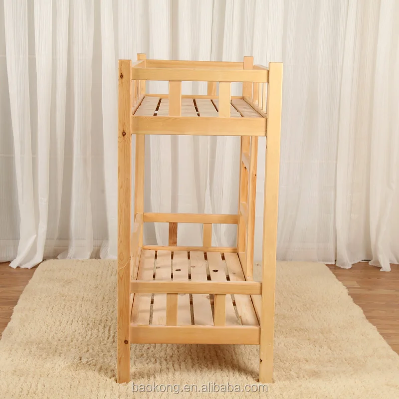Wholesale Cheap Solid Wood Student Dormitory Bunk Bed