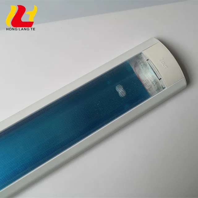 
1.2M 0.6M 5Ft Dustproof PS Reflector T8 LED Fluorescent Lamp Double Tube Ceiling Linear Light Housing Without Ballast Or Starter 