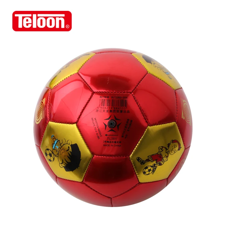 Teloon high quality 3# Children PVC Soccer balls/football with new design