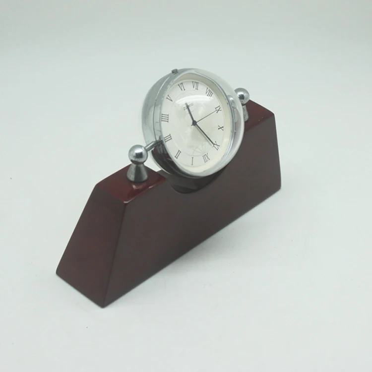 Wooden Weather Station Thermometer and  Hygrometer Desk  Clock