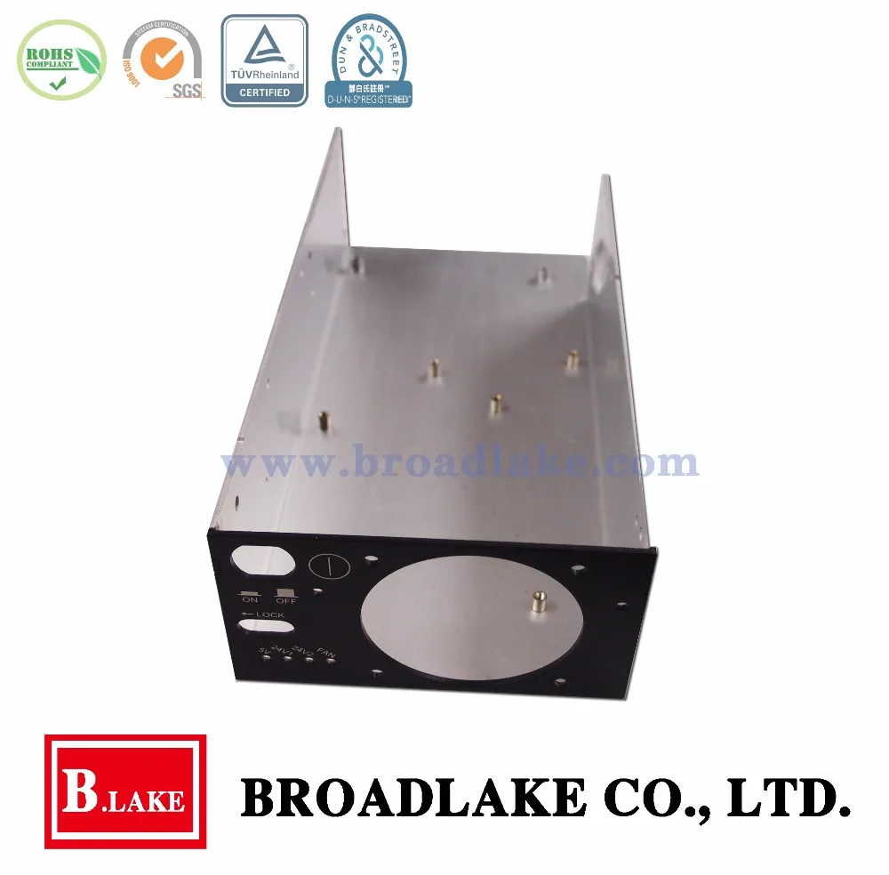 Aluminium extrusion enclosure box, custom aluminium extrusion housing