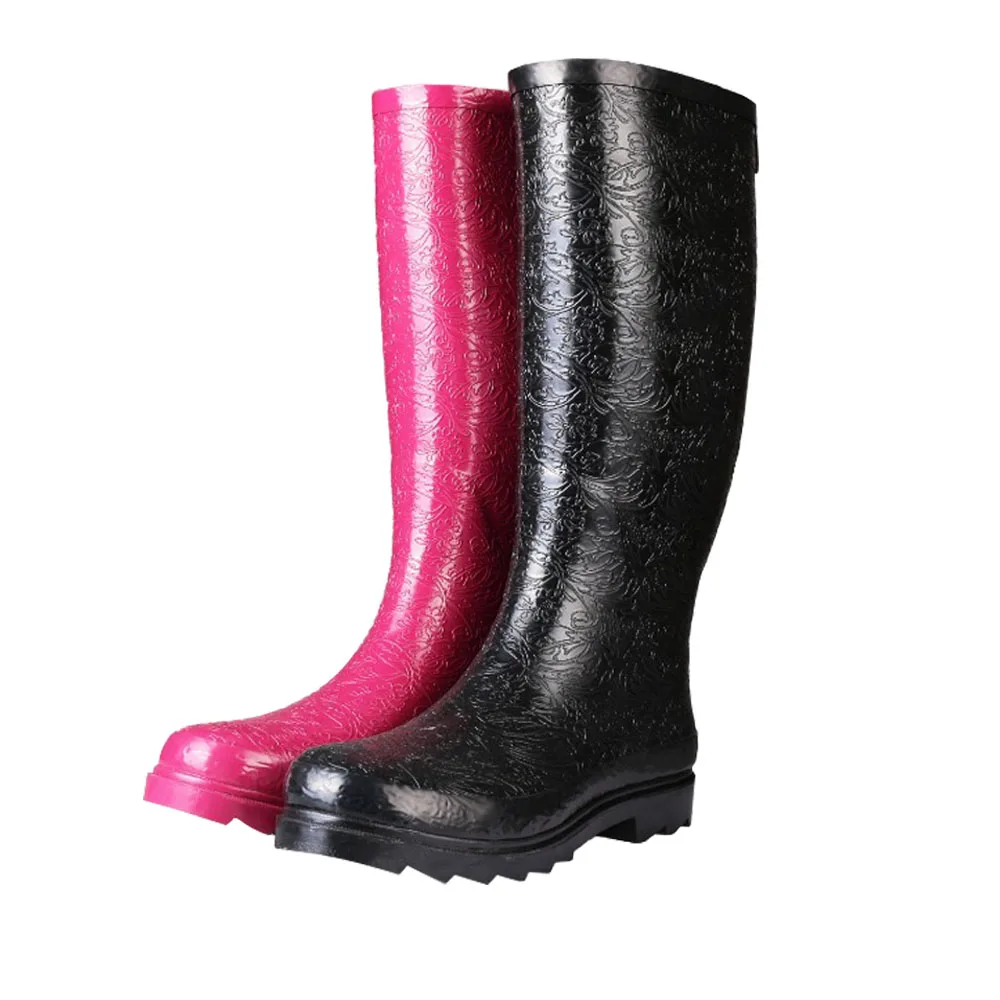 
 Производство OEM для женских резиновых сапог, красивые и забавные резиновые Сапоги Галоши  