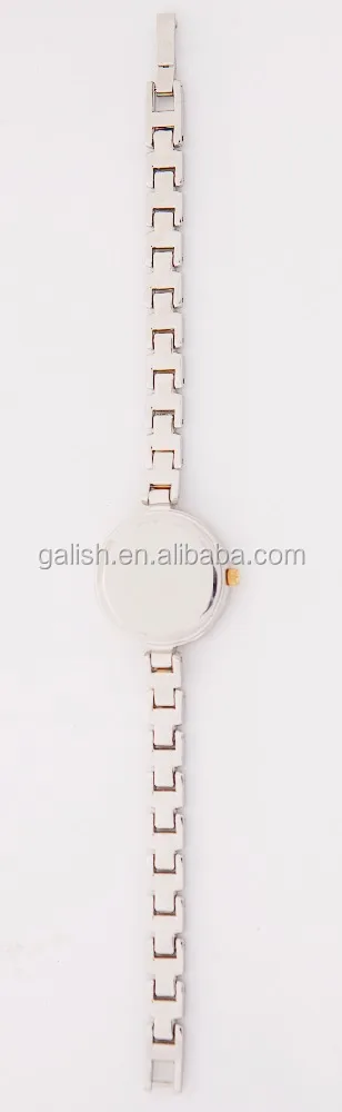 Chinese manufacturer Japanese movt quartz watch stainless steel back alloy water diamond watch