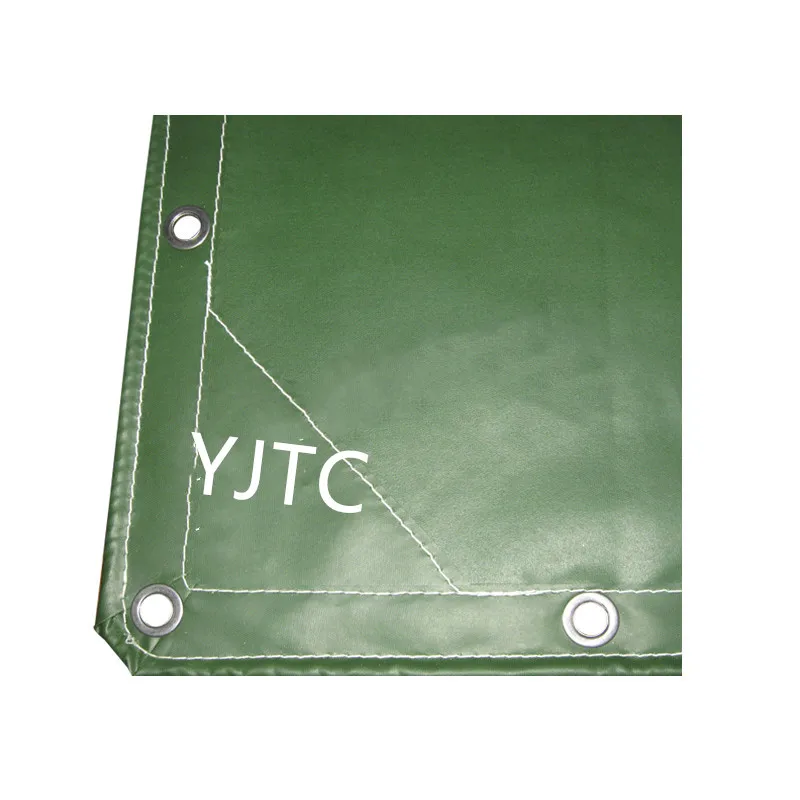 Waterproof PVC Vinyl Tarp Cargo Utility Trailer Cover Green Tarpaulin