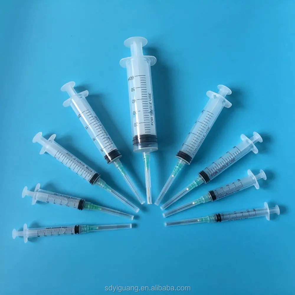 
Disposable syringe Luer lock with needle 