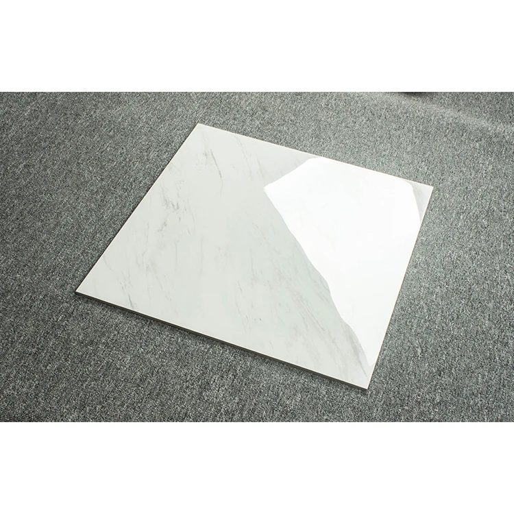 
60x60 Super White Marble Glazed Polished Floor Wall Tiles Porcelain Ceramic Square Tile 