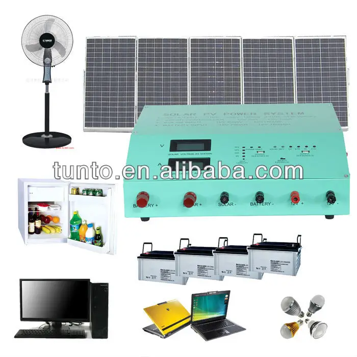 Solar Panel Kit for Home Use Appliances like Fridge,Fan,Laptop