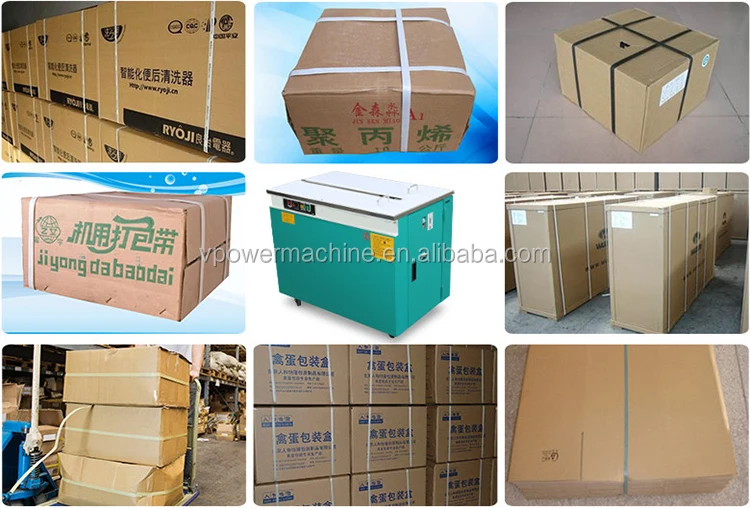 Guangzhou Factory Semi Automatic Carton Strapping Machine,Binding and Tying Machine For Paper Box