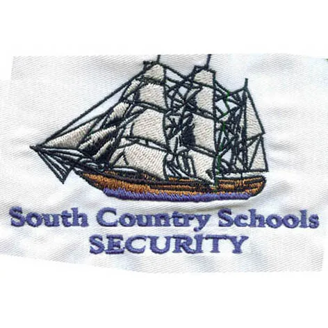 Various Shapes Low Cost Professional High Quality Back Glue Patch Sequins Merrow Locked Woven Badge Custom Embroidery Patches