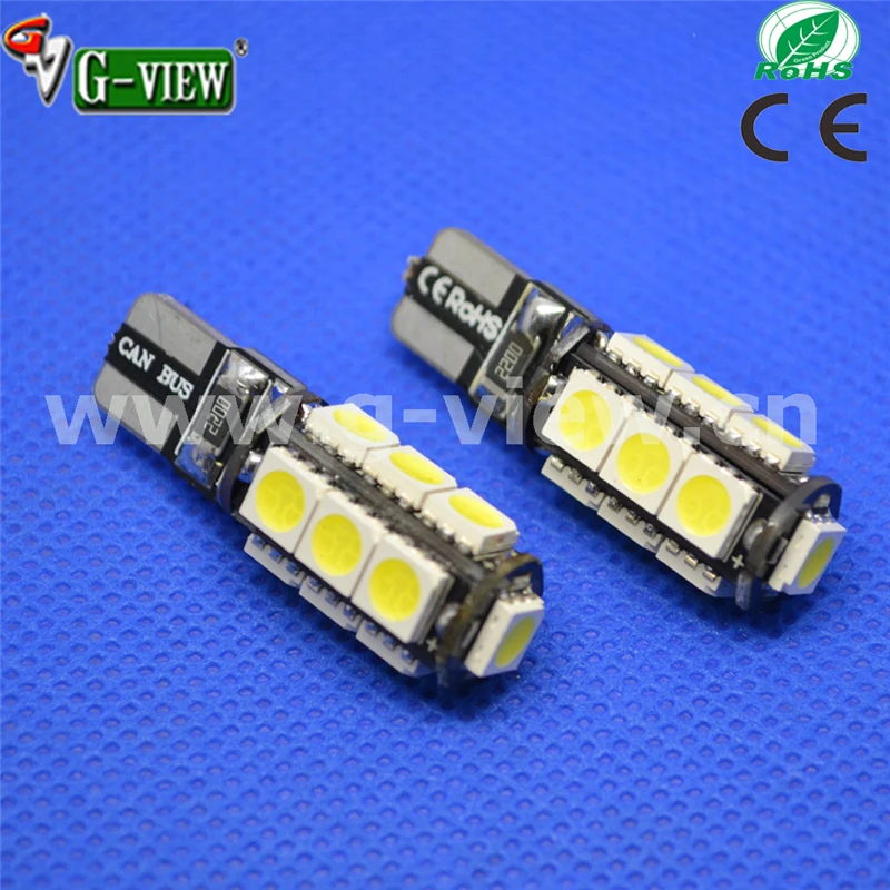 Canbus свет Авто светодиодные лампы Canbus T10 13smd Авто ошибок свет