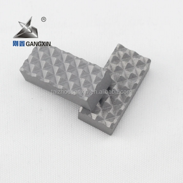 
YG6 YG8 Grade for mining and diamond drilling cemented tungsten carbide gripper inserts/tips for chuck jaw 