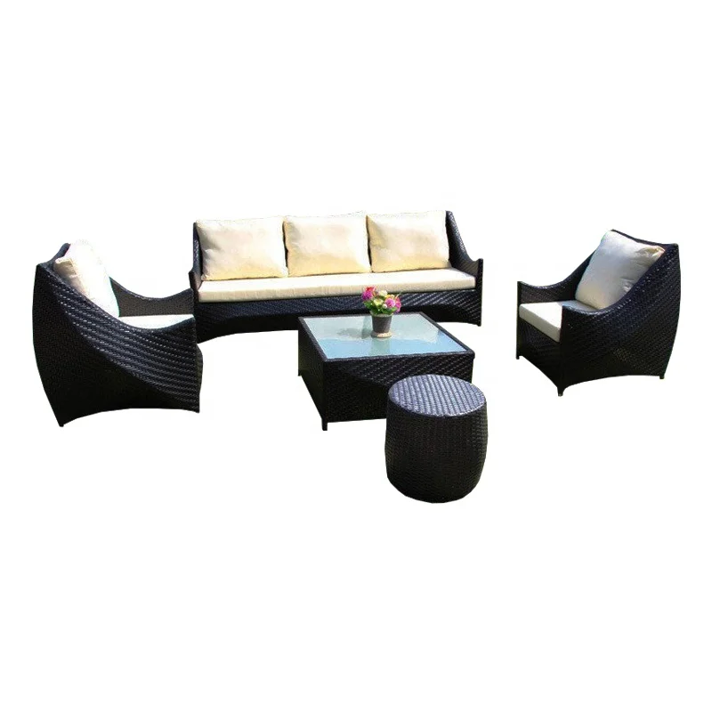 leisure rattan sofa sets garden wicker furniture