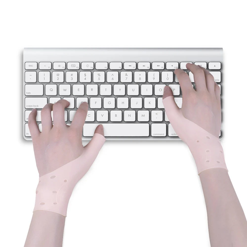 ZRWA24B Gel Wrist Brace Carpal Tunnel Adjustable Braces Left Right Hand Suit for Everyone