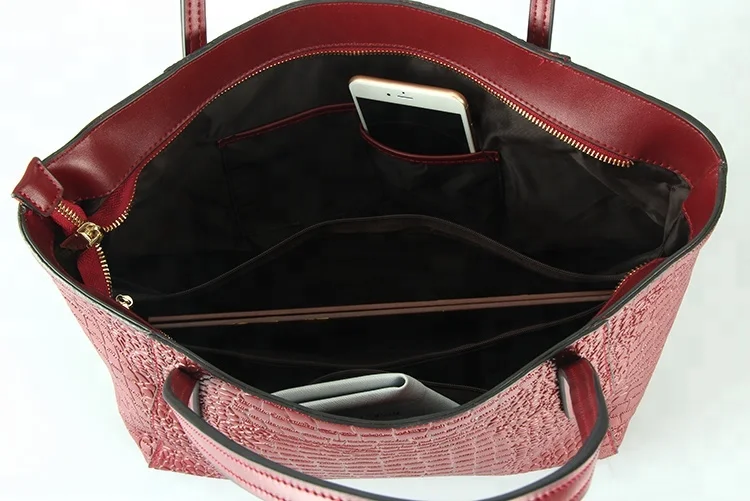 Top Grade Traveling Fashion Tote Bag Cow Leather High Quality Single Shoulder Handbags