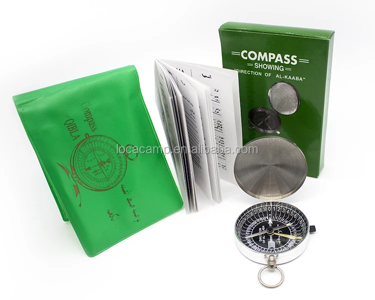 pocket muslim qibla direction finder compass portable islamic prayer compass