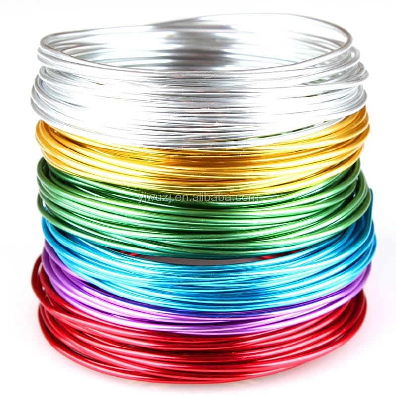 Wholesale craft supplies colorful enamelled 3mm aluminum wire