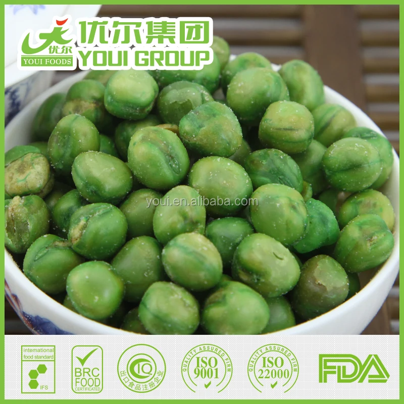 Popular White Wasabi Green Peas,Japanese style wasabi peas