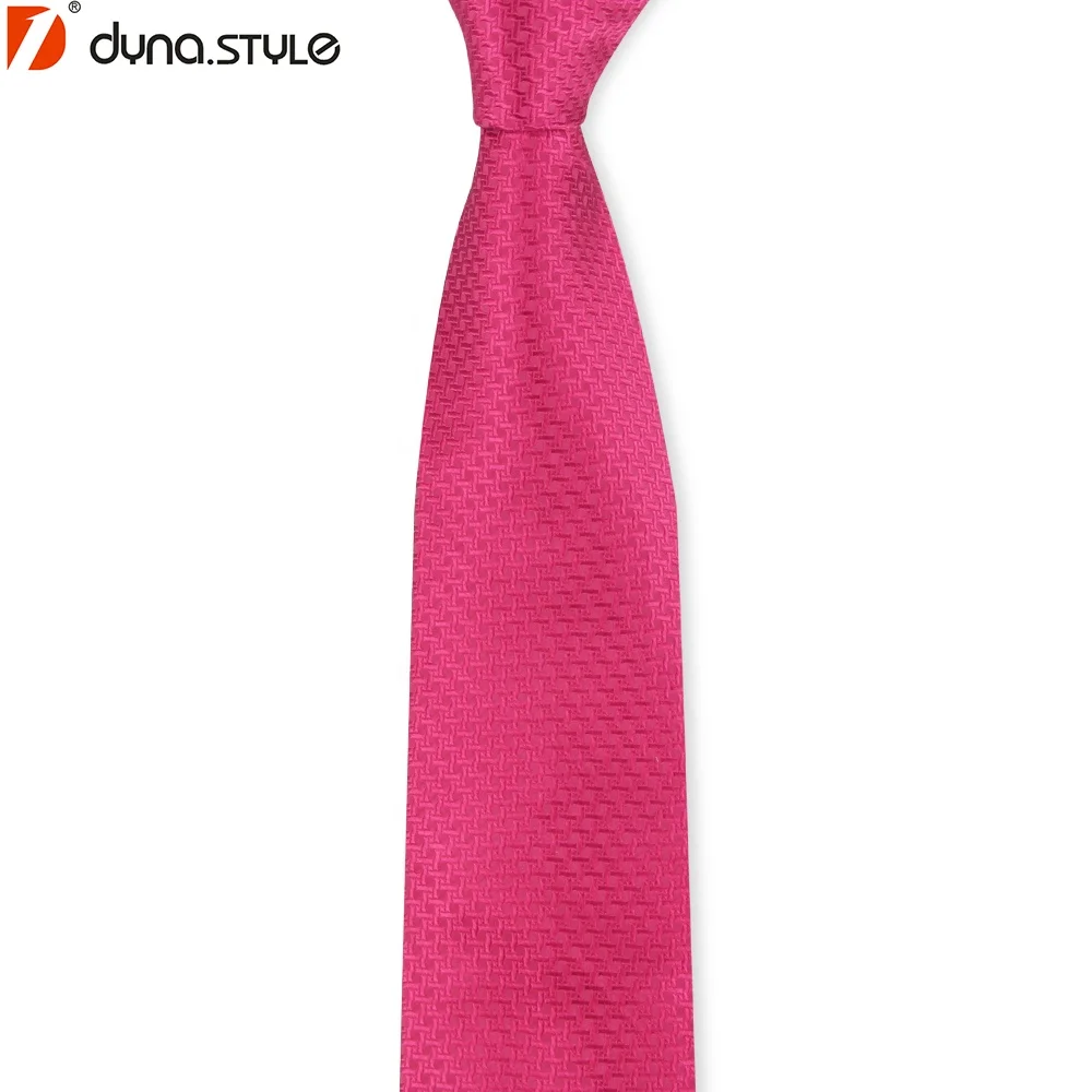 Handmade Polka Dot Burgundy Man Tie Polyester Woven Logo Digital Printing