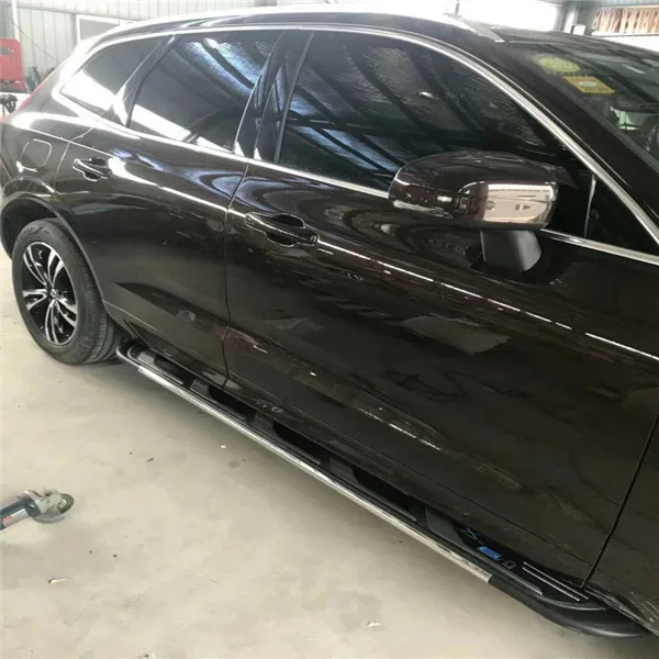 Aluminium Alloy Side Step for car  Bars Nerf Bars aluminum Running Board for Volvo XC60 2018 Accessories
