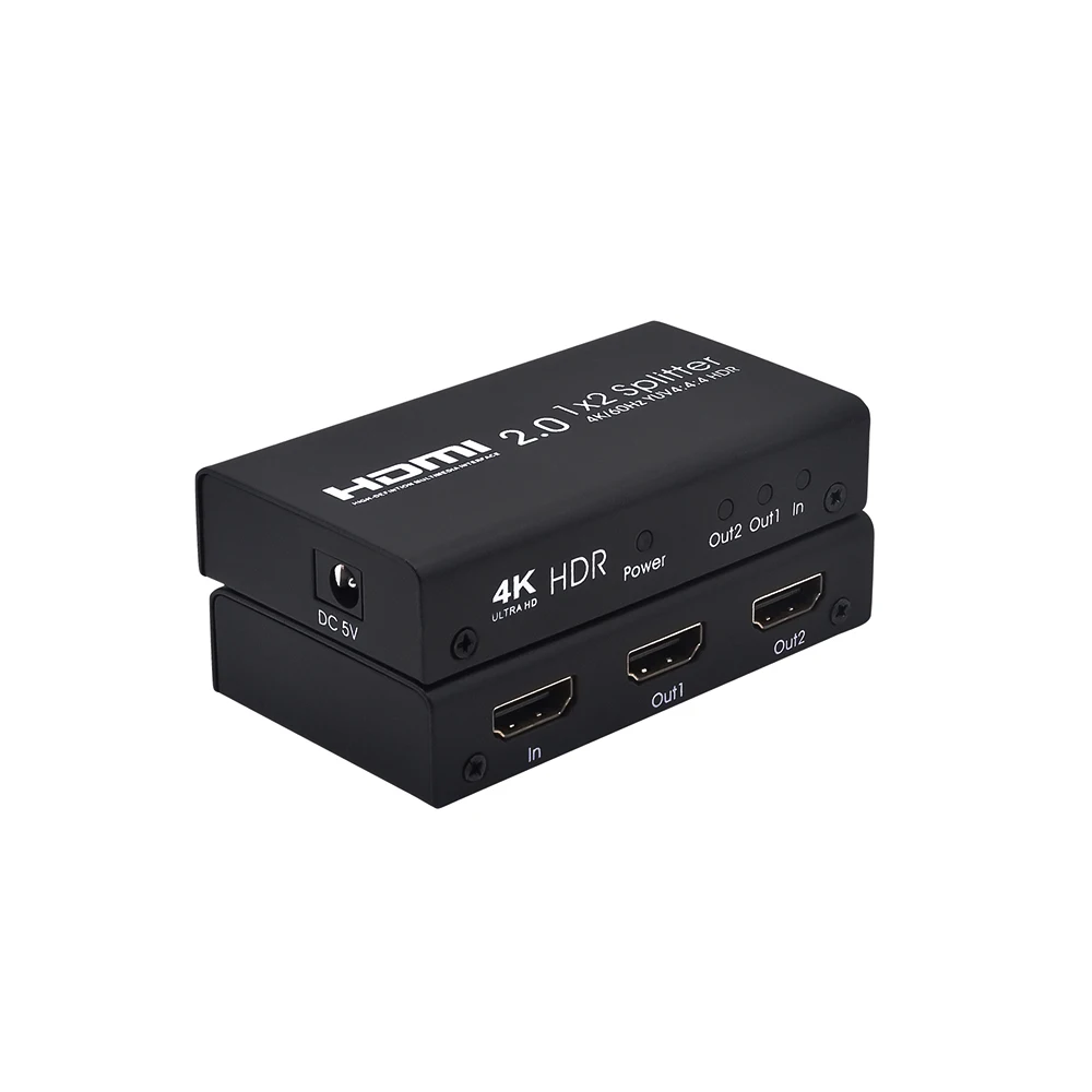  AOEYOO HDMI разветвитель 4k/60hz 1x2 Ver2.0 поддерживает коммутатор HDCP 2 1 в out 4K/60Hz