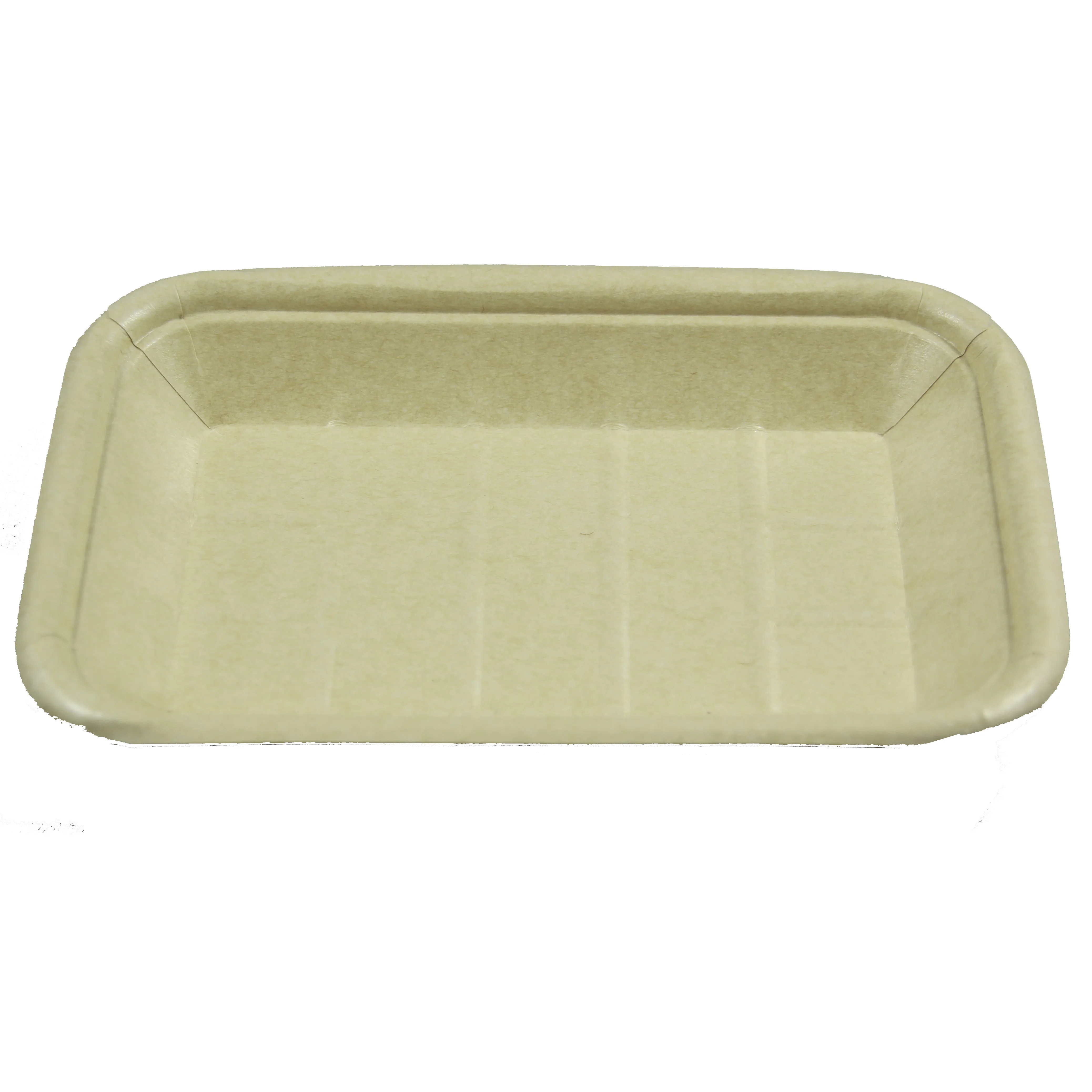 PLA film coated paper food serving trays