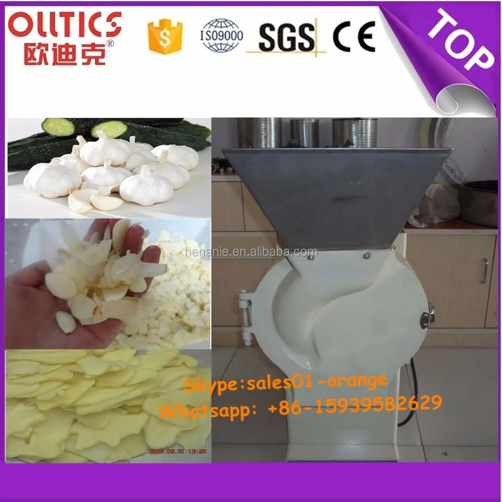 Garlic Slicer Machine / Ginger Slicing Machine / Onion Shallot Slicer for Sale