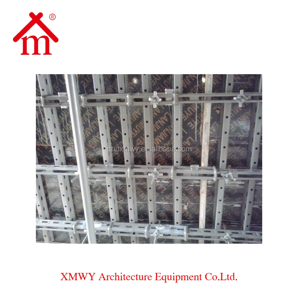 Construction Industry Tool Metal Support Slide Beams Formwork Precast Reusable Shear Wall Formwork