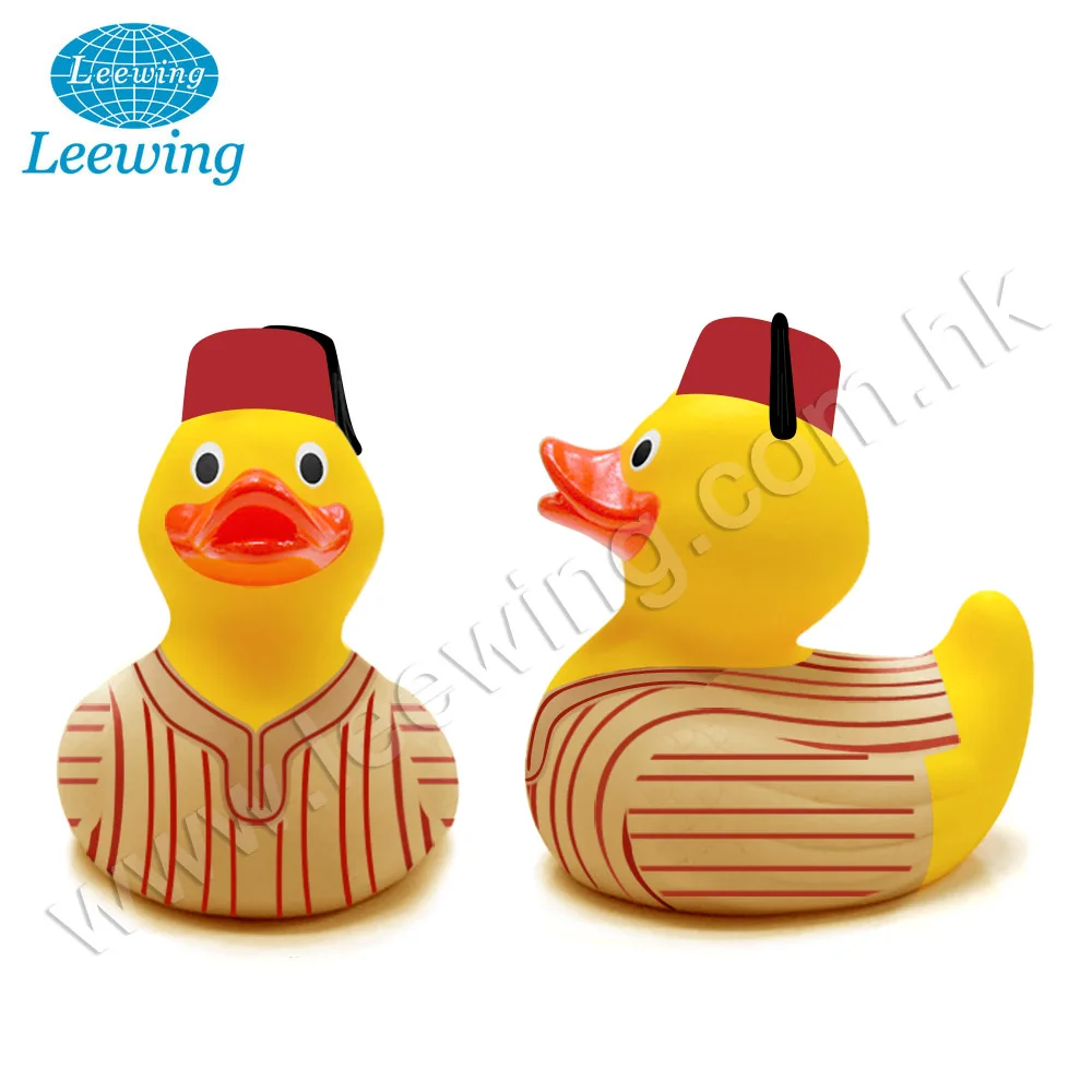 Classic Promotional Country Costume Omani Cap Yellow Rubber Bath Duck