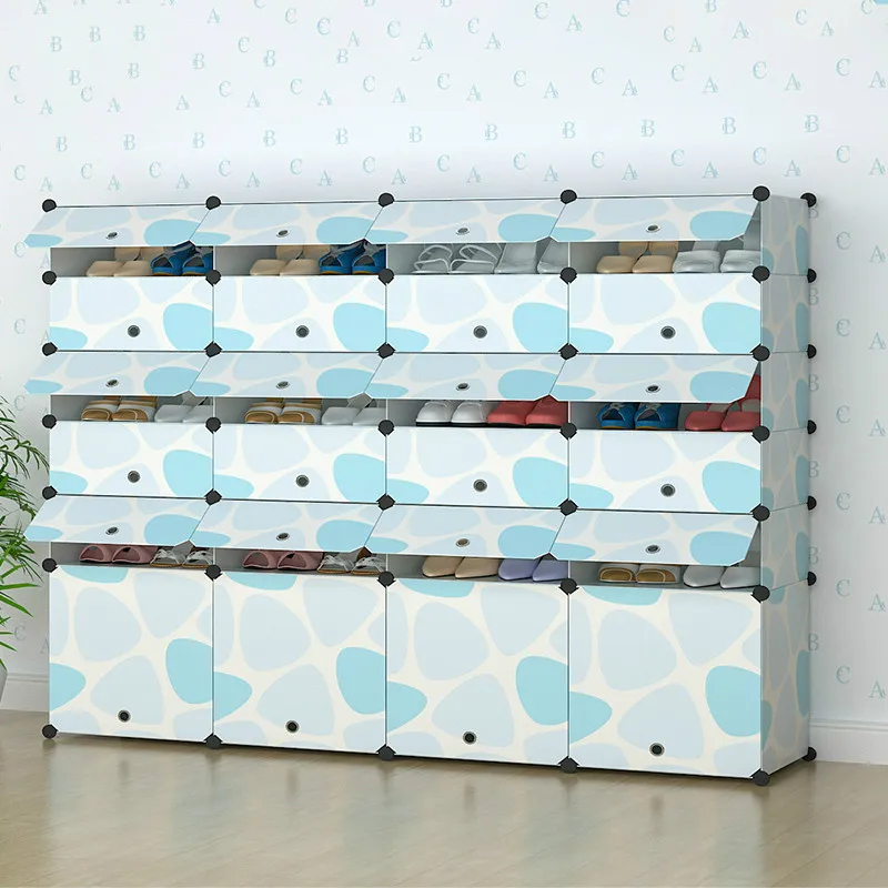 Portable Shoe Rack Organizer 48 Pair Tower Shelf Storage Cabinet Stand Expandable for Heels, Boots, Slippers