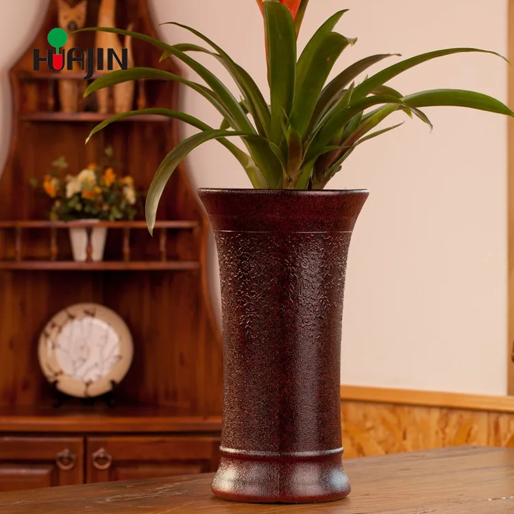 Ornamental orchid cymbidium columnar shape plastic flower pots