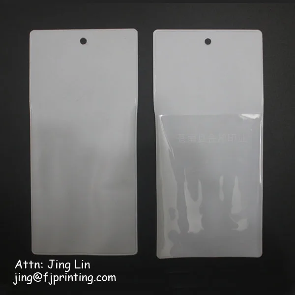 Customized packaging logo printing glossy matt botton or zipper lock soft vinyl pvc bag