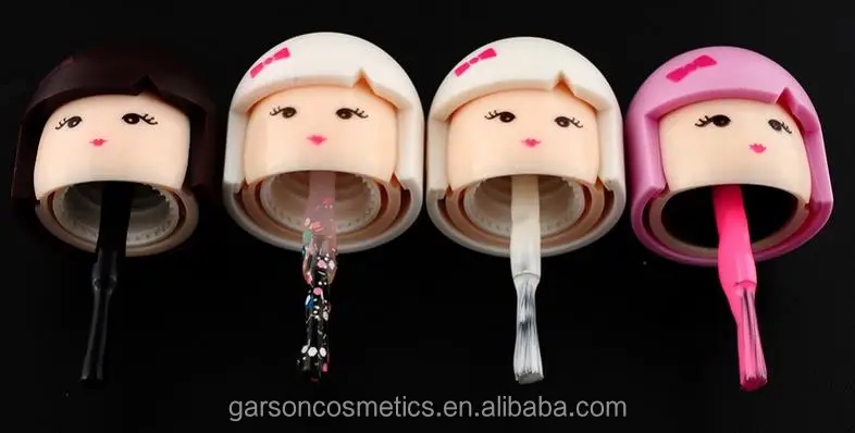OEM GARSON private label cute doll shape kids nail polish