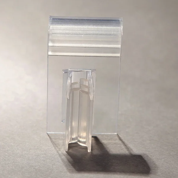 Meethope supermarket promotional display shelf talkers plastic pvc shelf clear price shelf sign holder