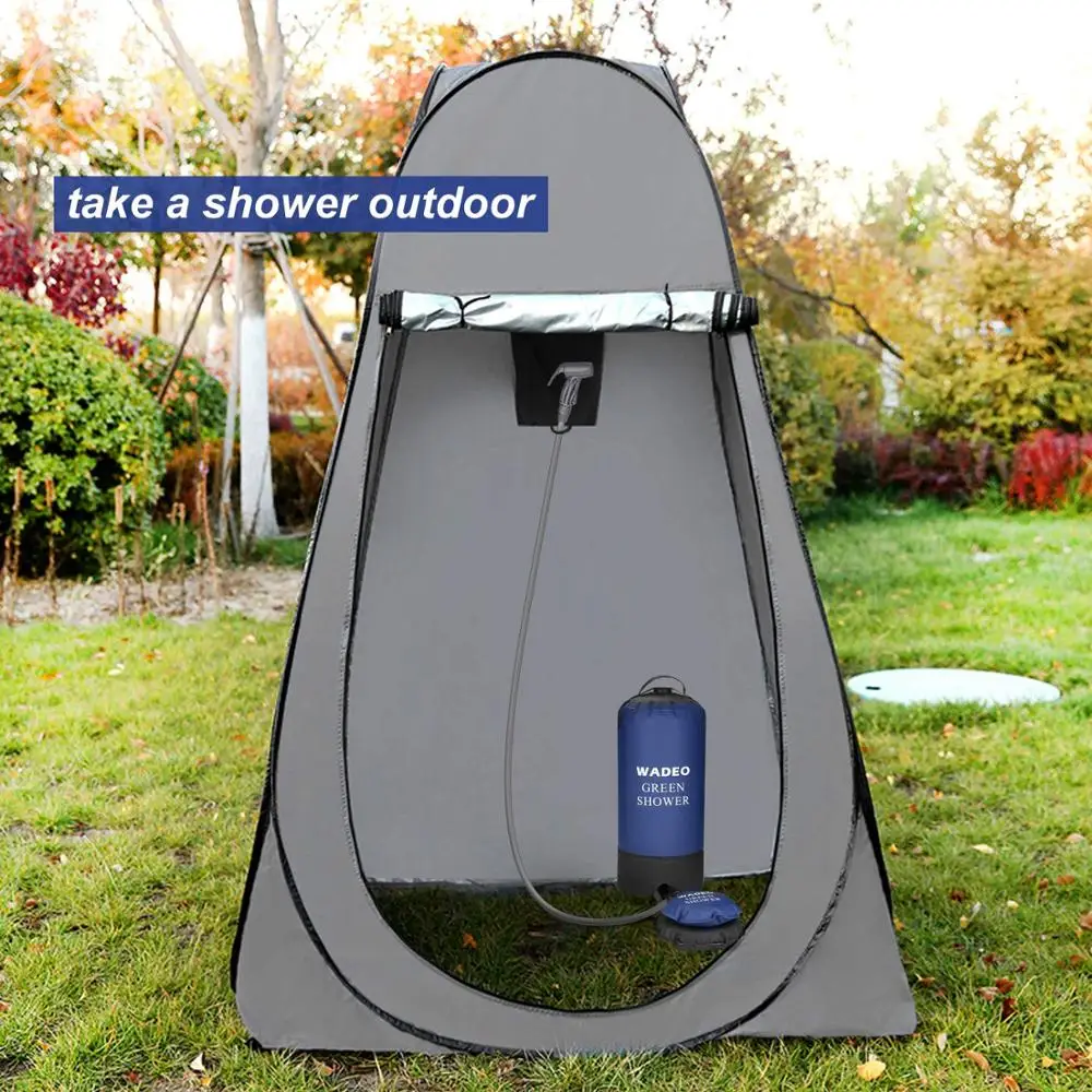 
Camp Shower Portable Outdoor Camping Shower Bag Pressure Shower with Foot Pump for Beach Swim Travel Hiking 