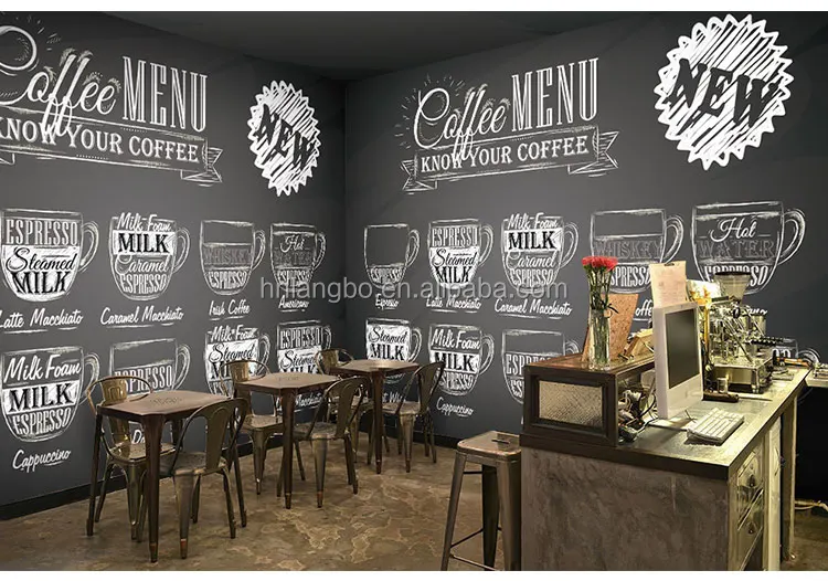 Home decor wallpaper 3D graffiti mural wallpaper decorative wallpaper for restaurant