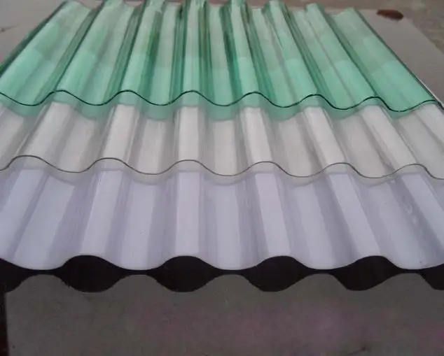 pc skylighting corrugated sheet lightweight transparent roofing materials