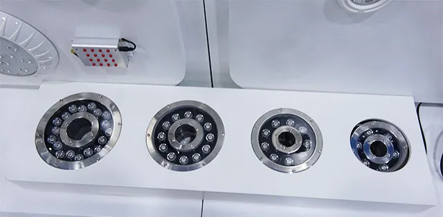 Stainless Steel 6W, 9W, 12W, 18W, 24W OEM Acceptable Colorful LED Underwater Light Led Fountain Light