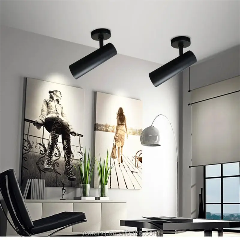 
Zoom Led Spotlight Cob 3000K 4000K 6000K Spot Led Light Surface Mounted Museum Cabinets Clothing Lighting 110V 220V 