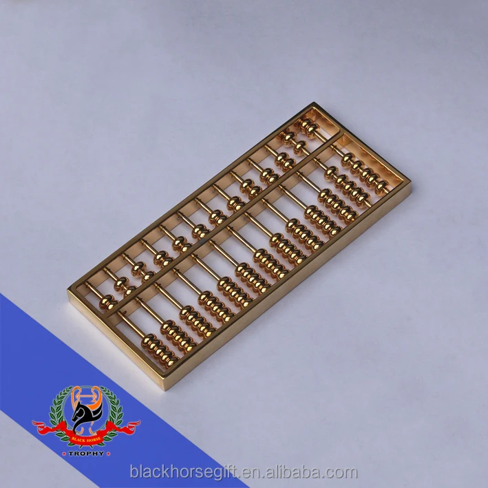 Unique Ideas High Quality Metal Mini Abacus Trophy Cup Business Gift Set and Souvenirs