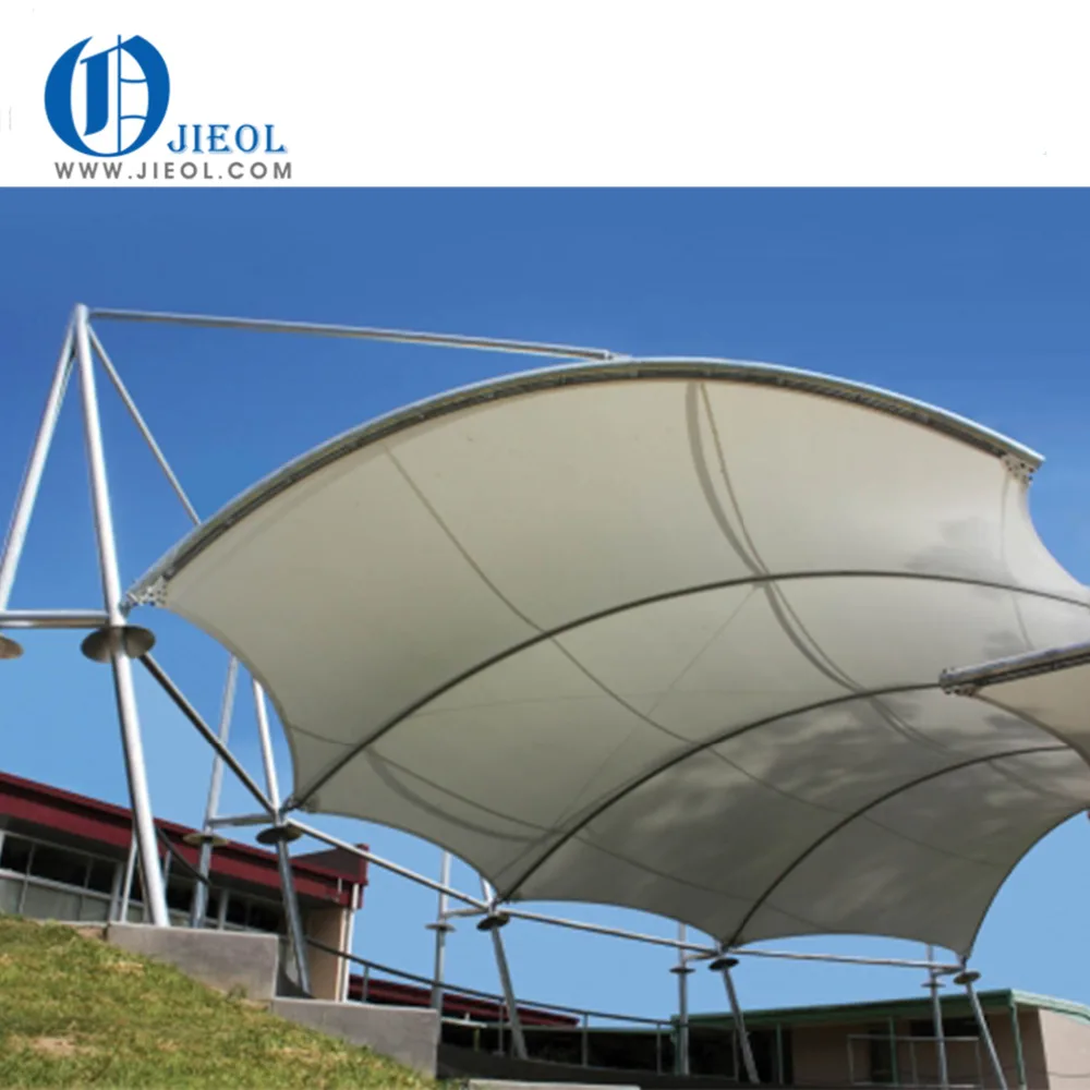 Architecture membrane steel structure tennis court tent tensile structure