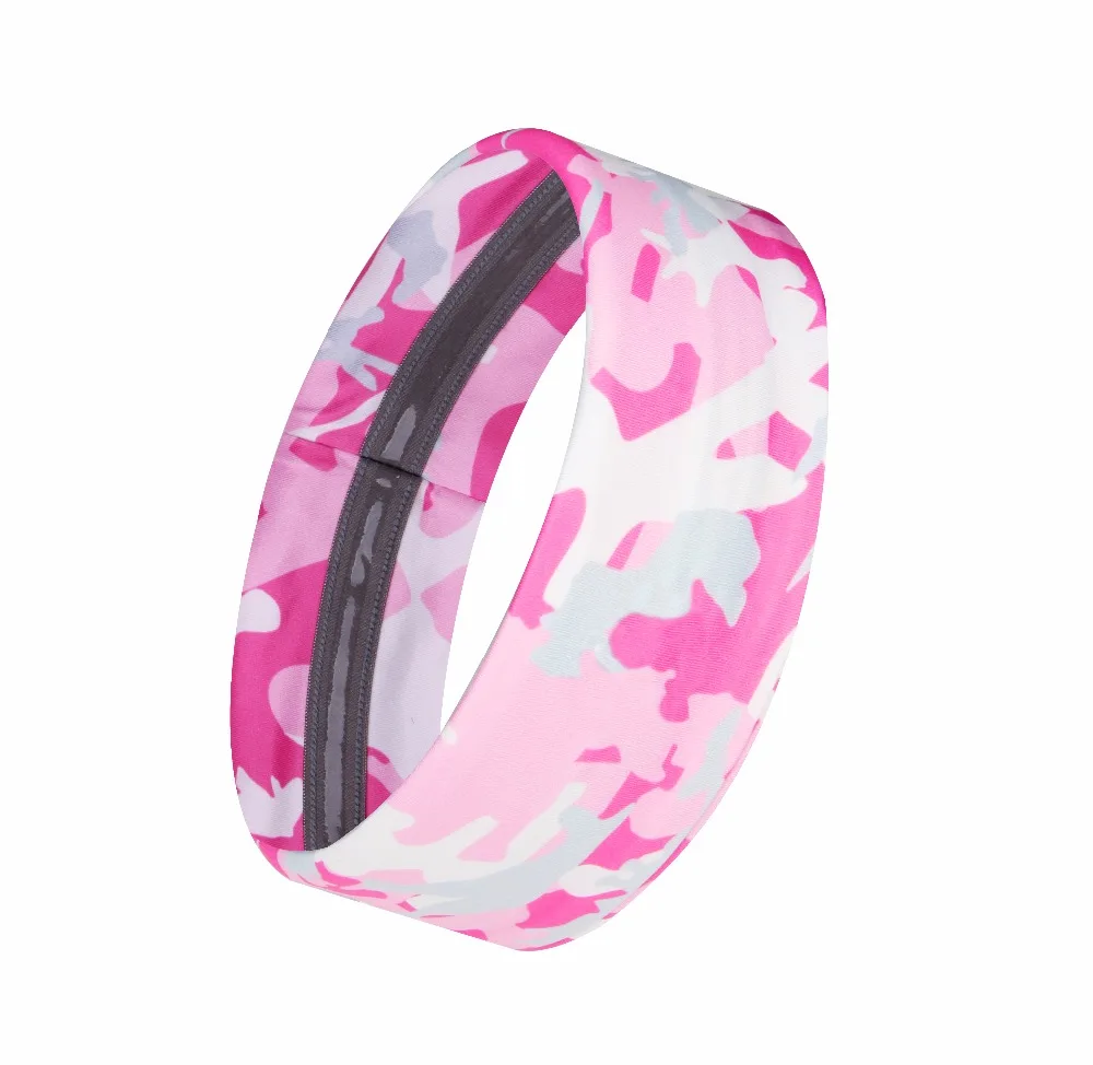 
Non-slip silicone hair band camo elastic hair accessories sports headband 