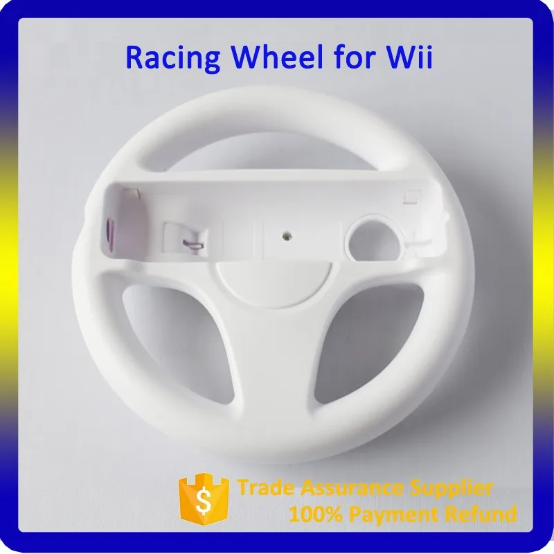 Classic Gaming Racing Wheel for Nintendo Wii Steering Wheel Remote Controller
